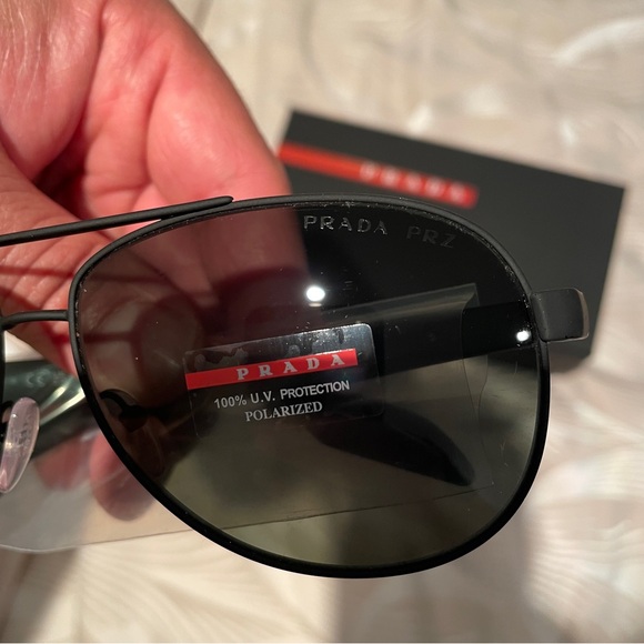 Brand New Men’s Prada Linea Rossa Polarized Sunglasses - Picture 5 of 8